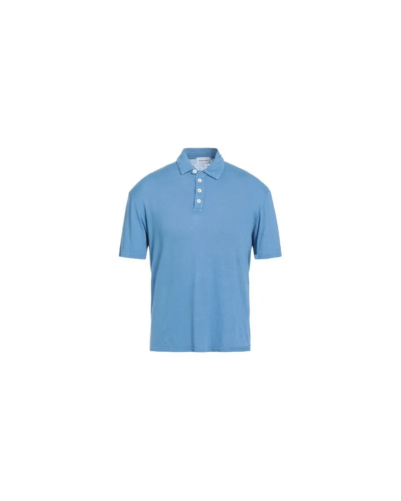 Scaglione TOPS - Poloshirtsauf YOOX.COM Azurblau