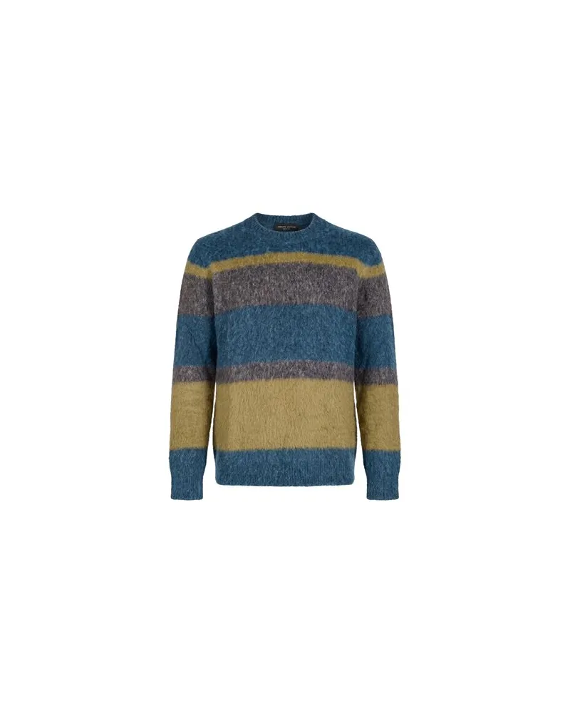 Roberto Collina STRICKWAREN - Pulloverauf YOOX.COM Blau