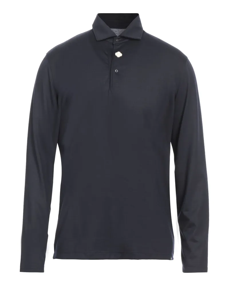 LARDINI Poloshirt Nachtblau