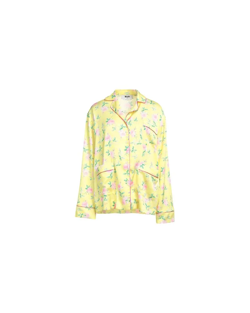 MSGM TOPS - Hemdenauf YOOX.COM Gelb