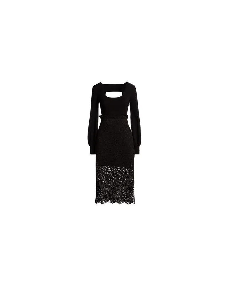 Twin-Set KLEIDER - Midi-Kleiderauf YOOX.COM Schwarz