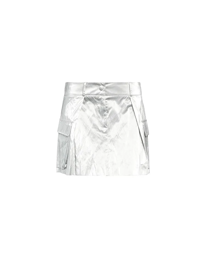 Suoli HOSEN & RÖCKE - Miniröckeauf YOOX.COM Silber