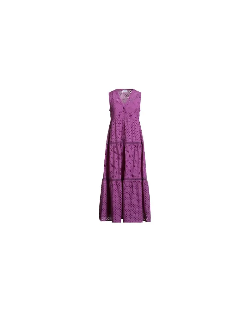 NENETTE KLEIDER - Maxi-Kleiderauf YOOX.COM Malve