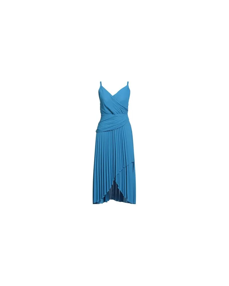 Kaos KLEIDER - Midi-Kleiderauf YOOX.COM Azurblau