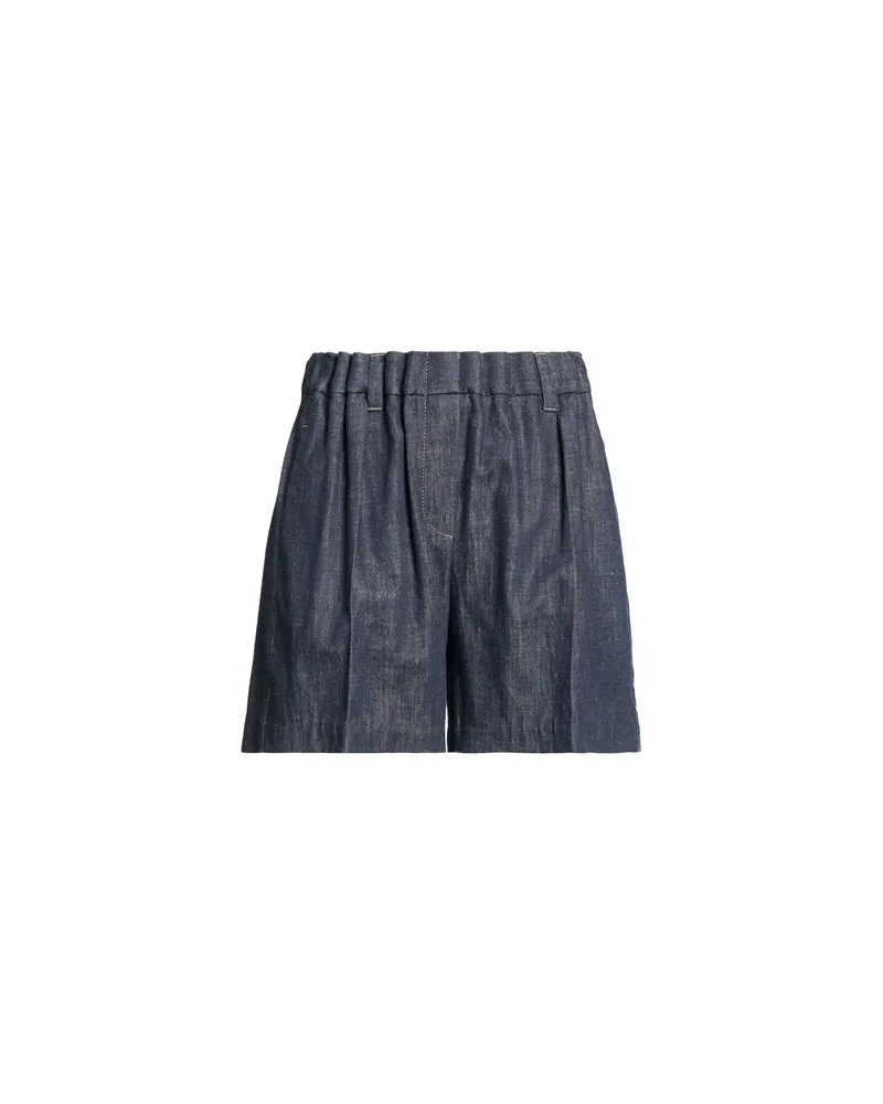 Brunello Cucinelli HOSEN & RÖCKE - Jeansshortsauf YOOX.COM Blau