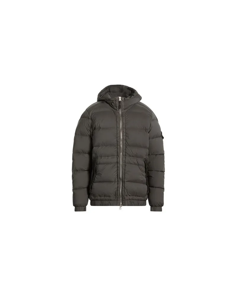 Stone Island JACKEN & MÄNTEL - Pufferjacken & Daunenjackenauf YOOX.COM Braungrau