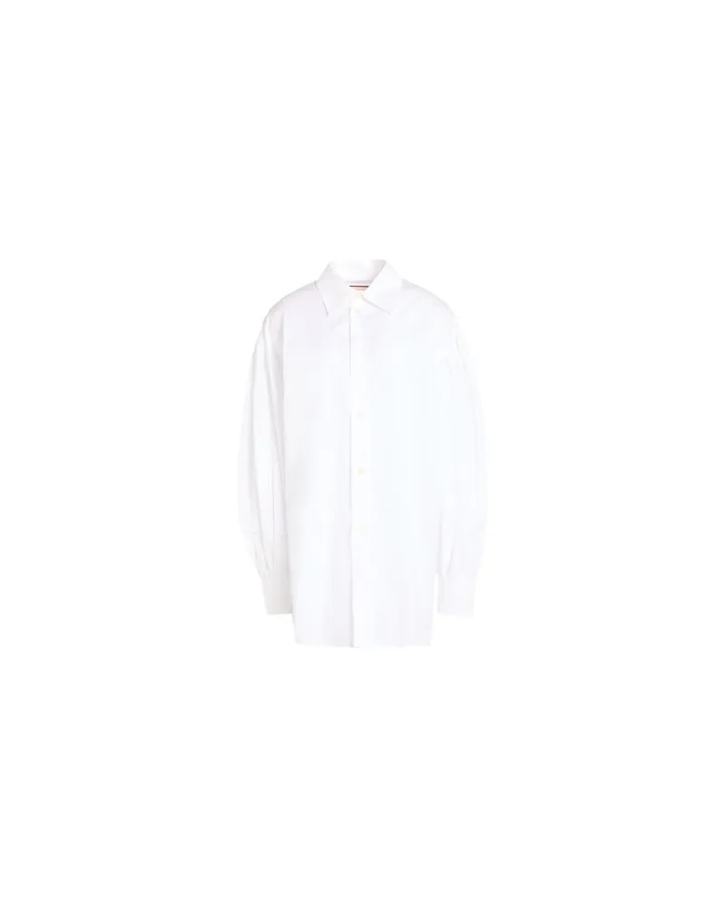 PLAN C TOPS - Hemdenauf YOOX.COM Weiß