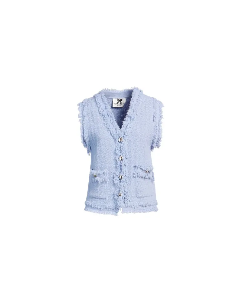 No Secrets STRICKWAREN - Strickjackenauf YOOX.COM Blaugrau