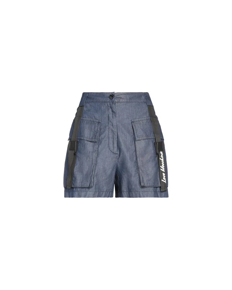 Moschino HOSEN & RÖCKE - Jeansshortsauf YOOX.COM Blau