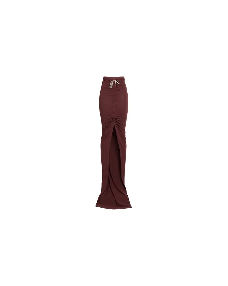 DRKSHDW by Rick Owens HOSEN & RÖCKE - Maxi-Röckeauf YOOX.COM Braun