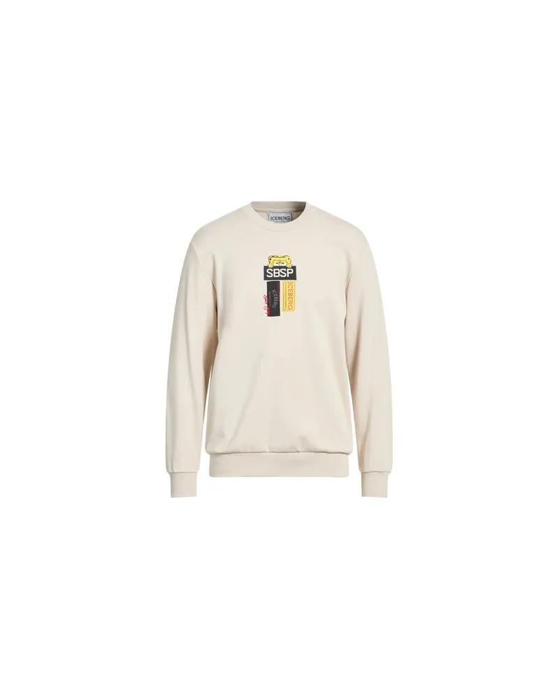 Iceberg FELPA  - TOPS - Sweatshirtsauf YOOX.COM Sand