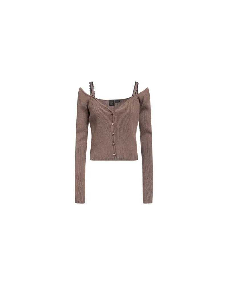 Pinko STRICKWAREN - Strickjackenauf YOOX.COM Braun