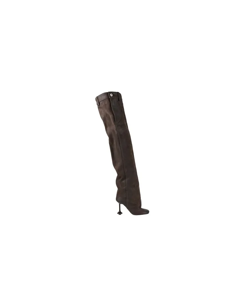 Loewe SCHUHE - Stiefelauf YOOX.COM Dunkelbraun