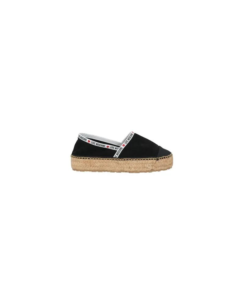 Moschino SCHUHE - Espadrillesauf YOOX.COM Schwarz