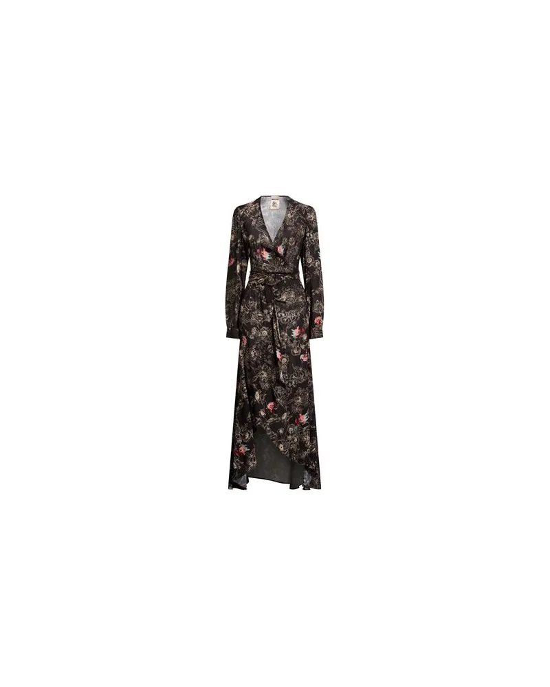 Semicouture KLEIDER - Maxi-Kleiderauf YOOX.COM Schwarz