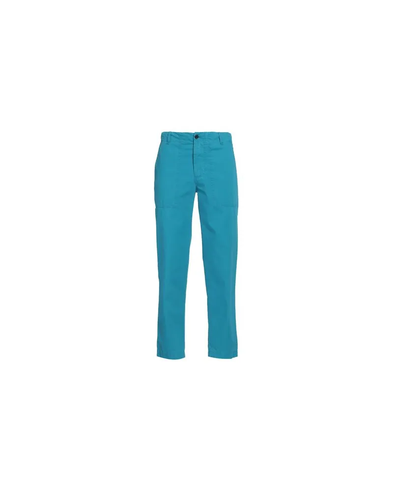PLAN C HOSEN & RÖCKE - Hosenauf YOOX.COM Azurblau