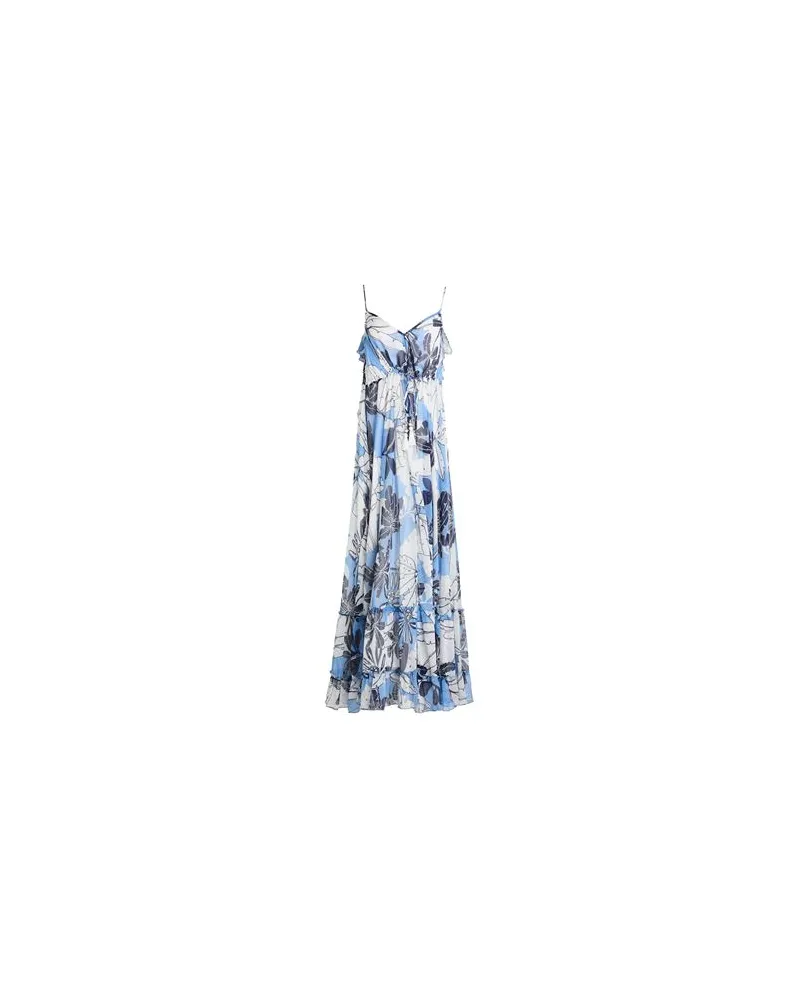 Twin-Set U&B - KLEIDER - Maxi-Kleiderauf YOOX.COM Himmelblau