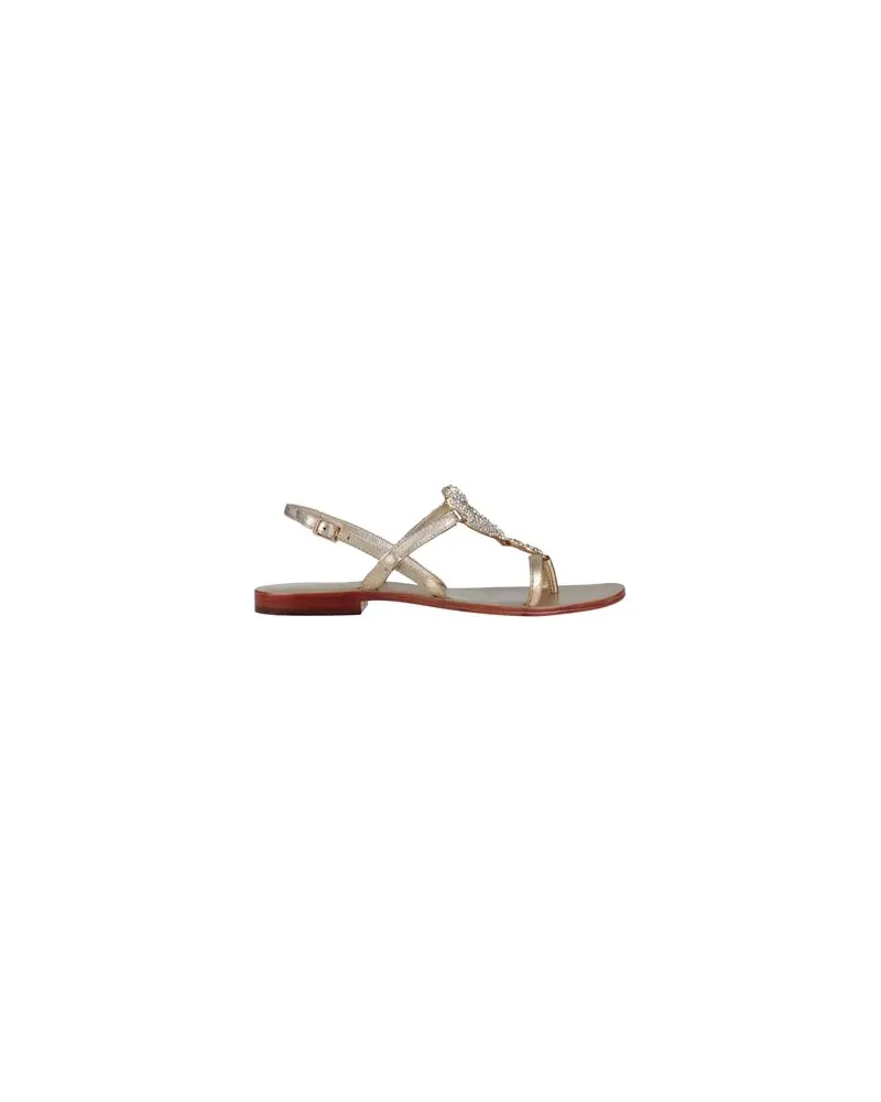 Emanuelle Vee SCHUHE - Zehentrennerauf YOOX.COM Platin