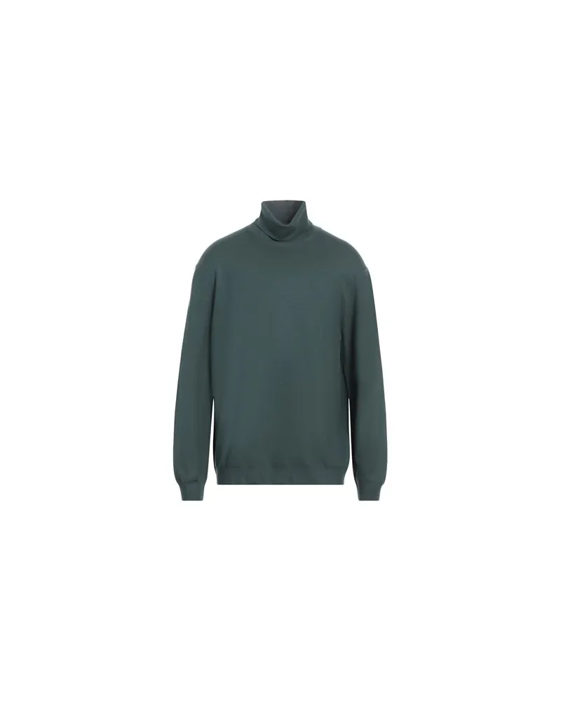 Zanieri STRICKWAREN - Rollkragenpulloverauf YOOX.COM Dunkelgrün