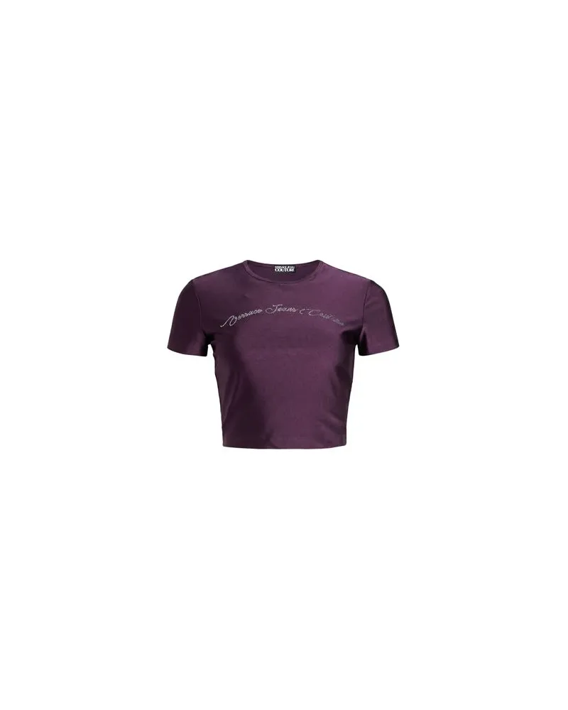 Versace Jeans TOPS - T-shirtsauf YOOX.COM Pflaume