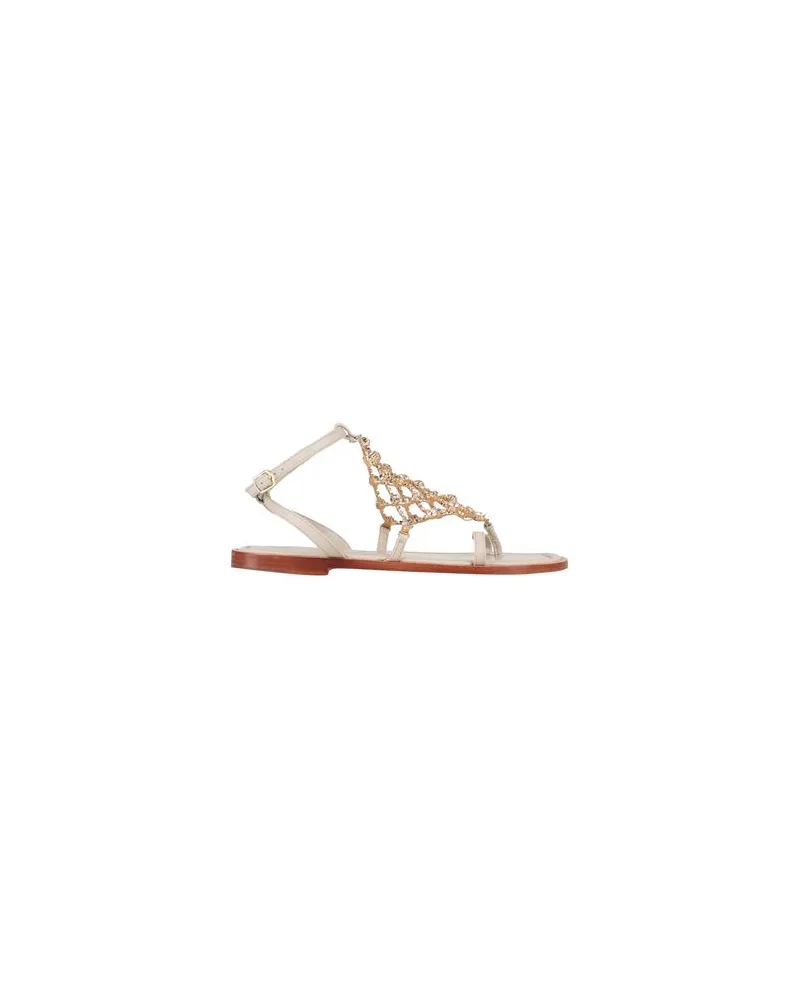 Emanuelle Vee SCHUHE - Zehentrennerauf YOOX.COM Beige