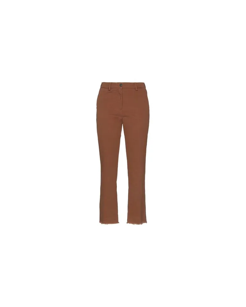 PLAN C HOSEN & RÖCKE - Hosenauf YOOX.COM Braun