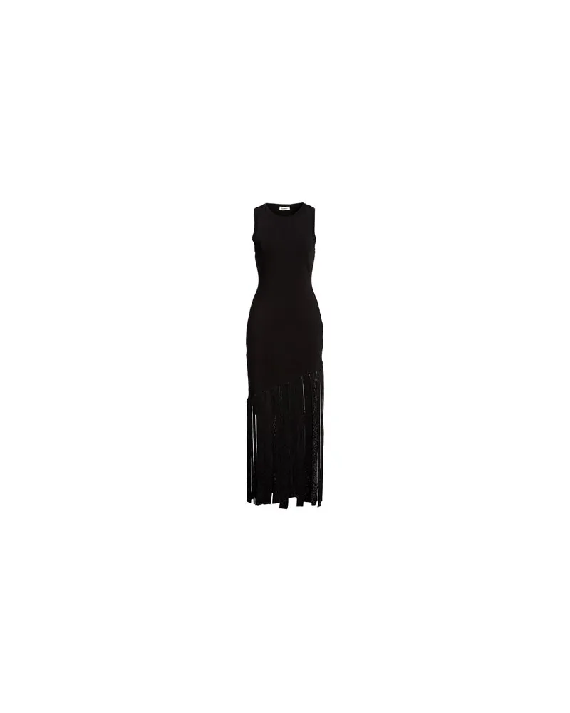 Sandro KLEIDER - Maxi-Kleiderauf YOOX.COM Schwarz