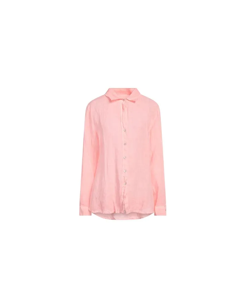 120% Lino TOPS - Hemdenauf YOOX.COM Lachs