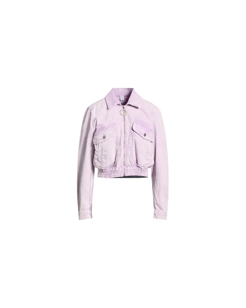 Liu Jo BETTER DENIM - JACKEN & MÄNTEL - Jeansjacken/Mäntelauf YOOX.COM Lila