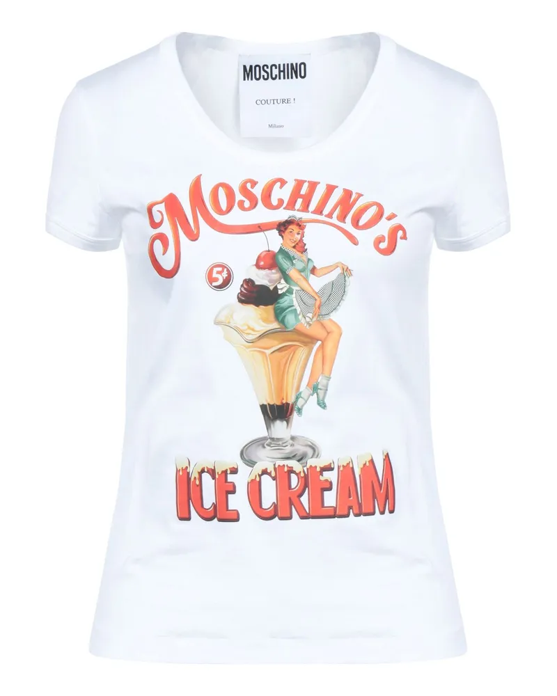 Moschino T-shirts Weiß