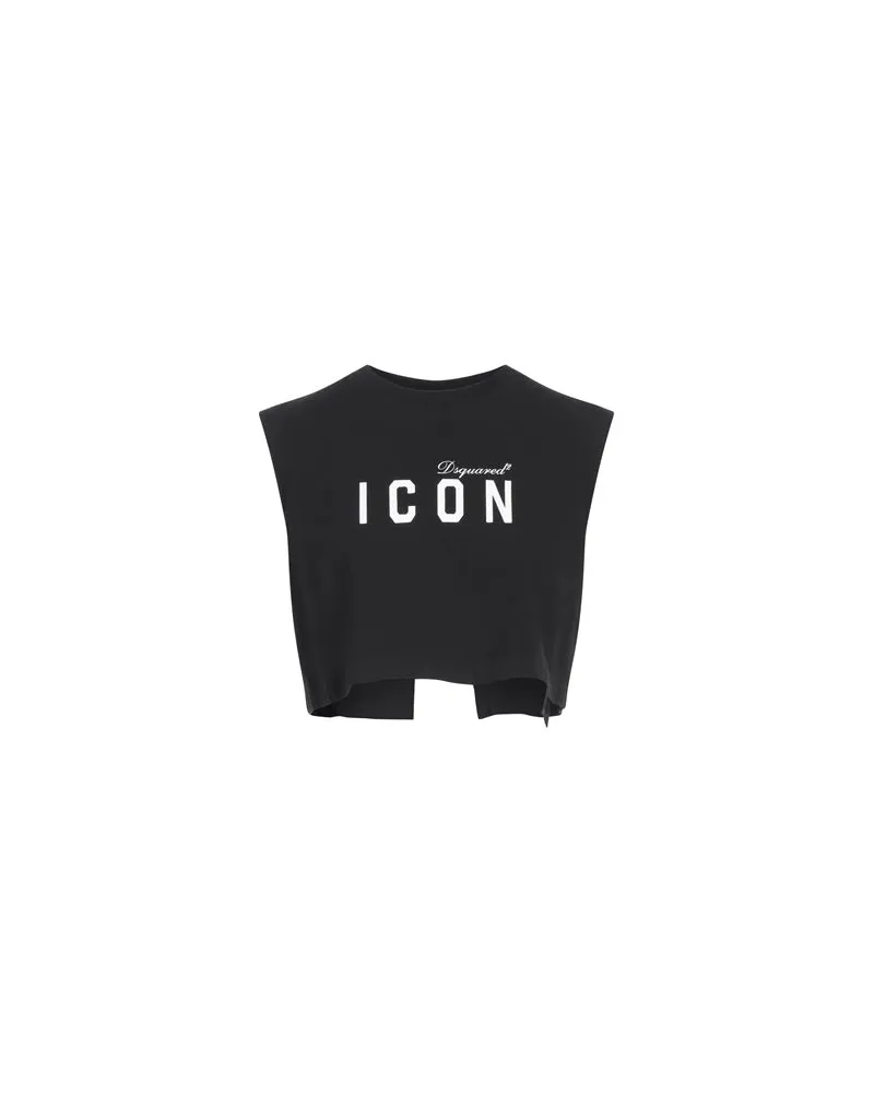 Dsquared2 TOPS - T-shirtsauf YOOX.COM Schwarz