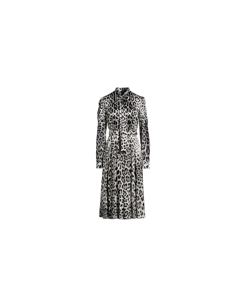 Dolce & Gabbana KLEIDER - Midi-Kleiderauf YOOX.COM Grau