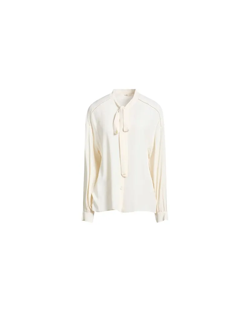 Suoli TOPS - Hemdenauf YOOX.COM Cremeweiß