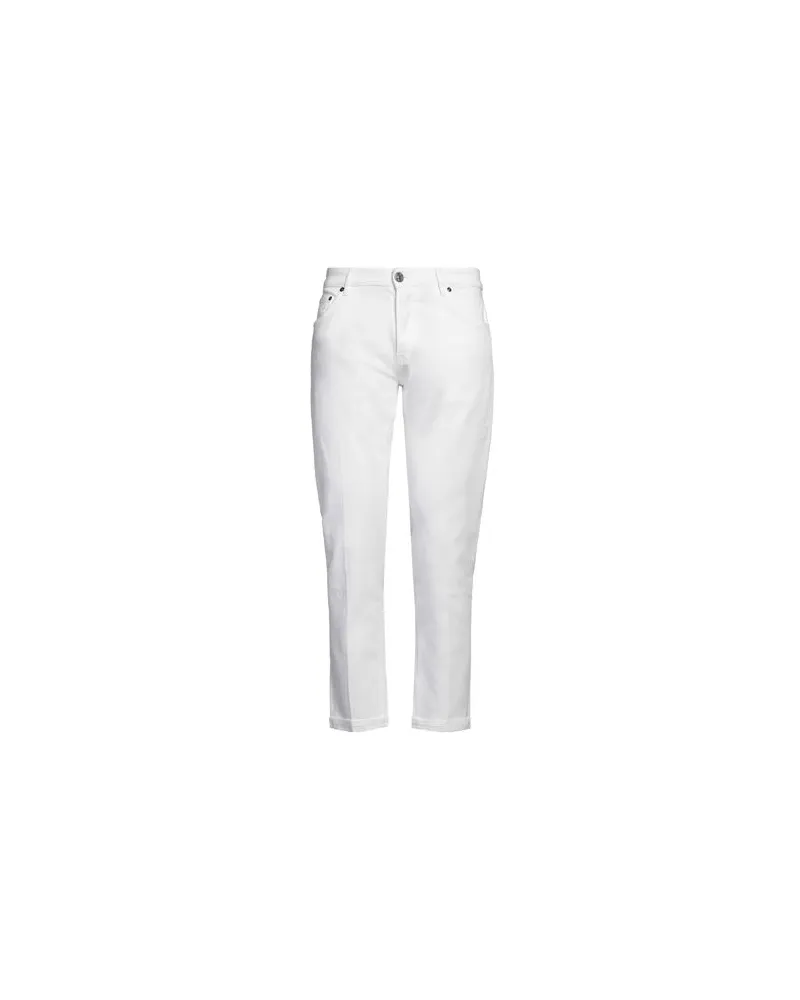 PT TORINO HOSEN & RÖCKE - Jeanshosenauf YOOX.COM Weiß