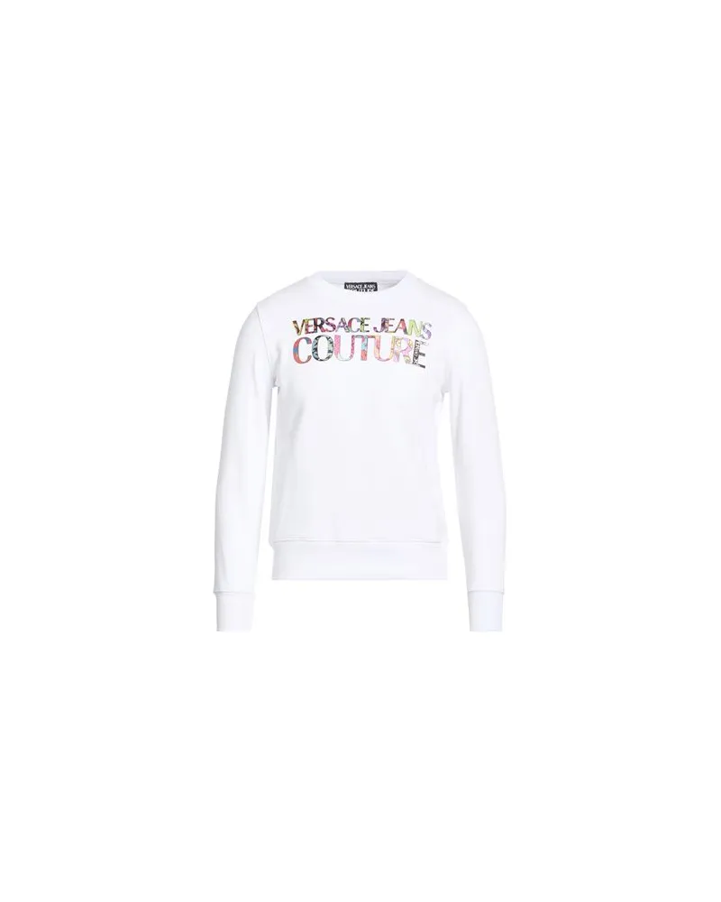 Versace Jeans TOPS - Sweatshirtsauf YOOX.COM Weiß