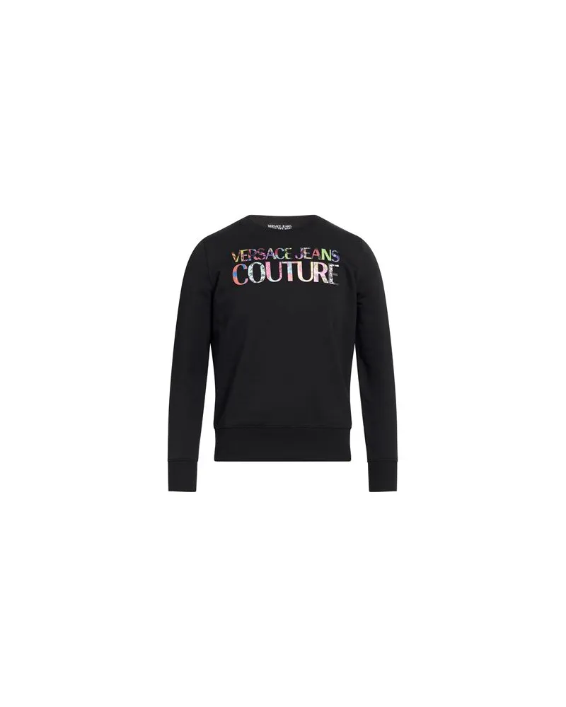 Versace Jeans TOPS - Sweatshirtsauf YOOX.COM Schwarz