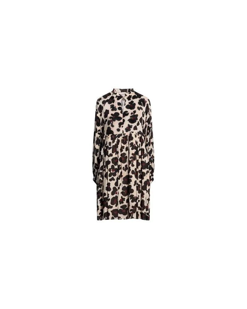 Semicouture KLEIDER - Mini-Kleiderauf YOOX.COM Hellbraun