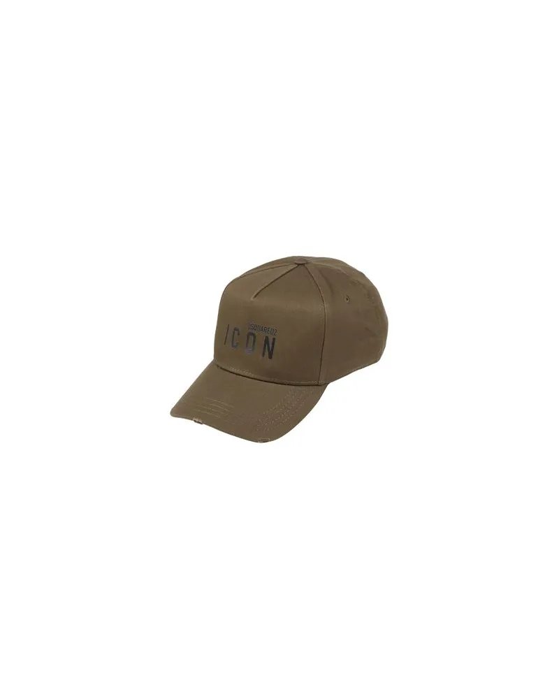 Dsquared2 ICON - ACCESSOIRES - Mützen & Hüteauf YOOX.COM Militärgrün