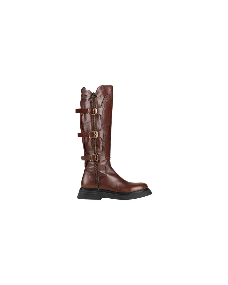 Laura Bellariva SCHUHE - Stiefelauf YOOX.COM Schokobraun