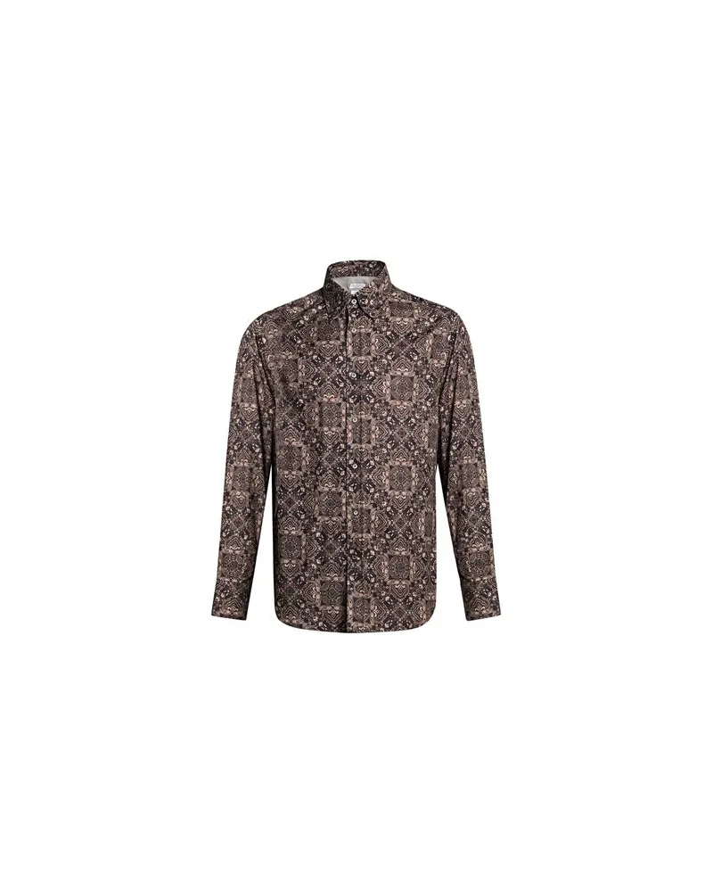 Brunello Cucinelli TOPS - Hemdenauf YOOX.COM Braungrau