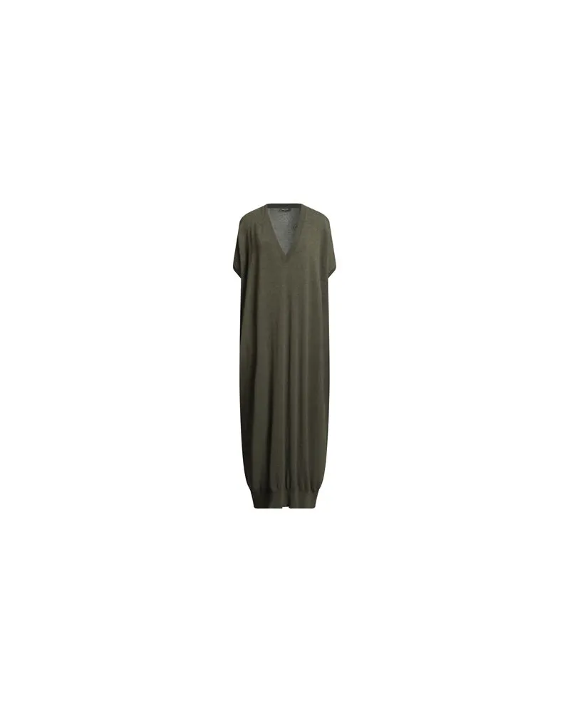 Fabiana Filippi KLEIDER - Maxi-Kleiderauf YOOX.COM Militärgrün