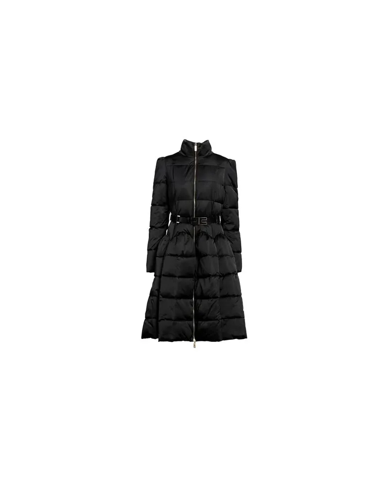 Elisabetta Franchi JACKEN & MÄNTEL - Pufferjacken & Daunenjackenauf YOOX.COM Schwarz