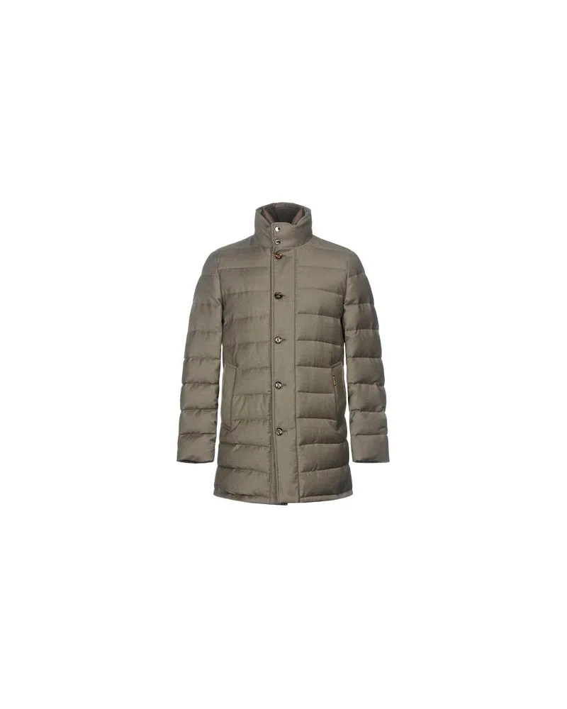 MOORER JACKEN & MÄNTEL - Pufferjacken & Daunenjackenauf YOOX.COM Khaki