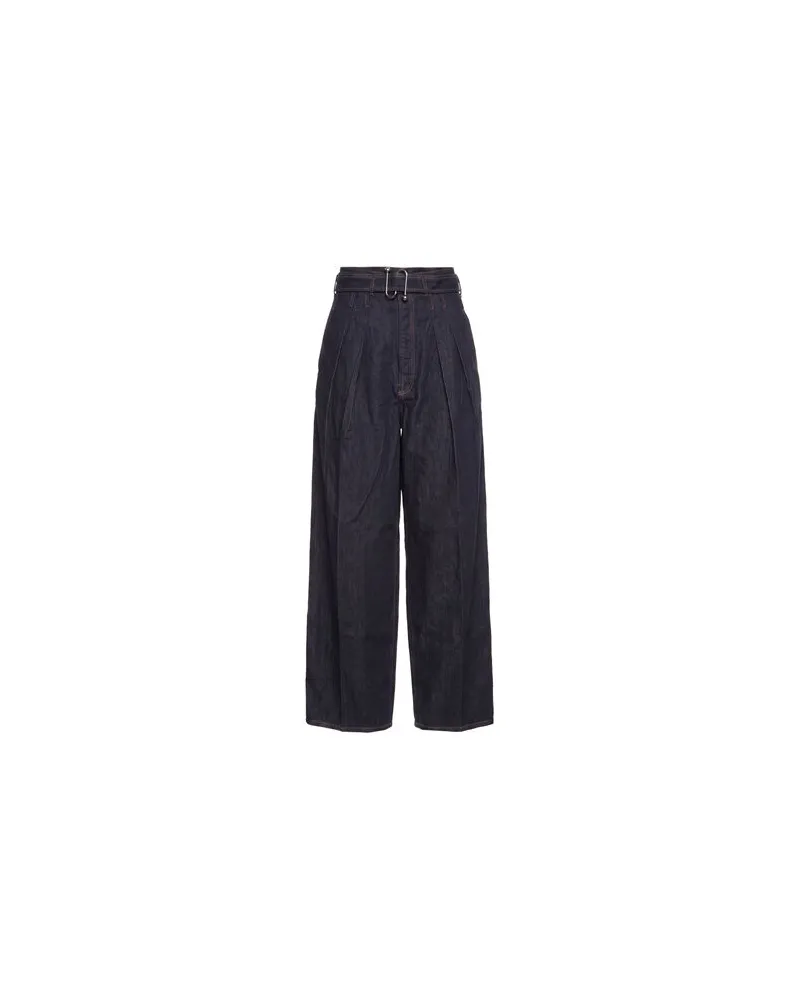 SPORTMAX HOSEN & RÖCKE - Jeanshosenauf YOOX.COM Blau