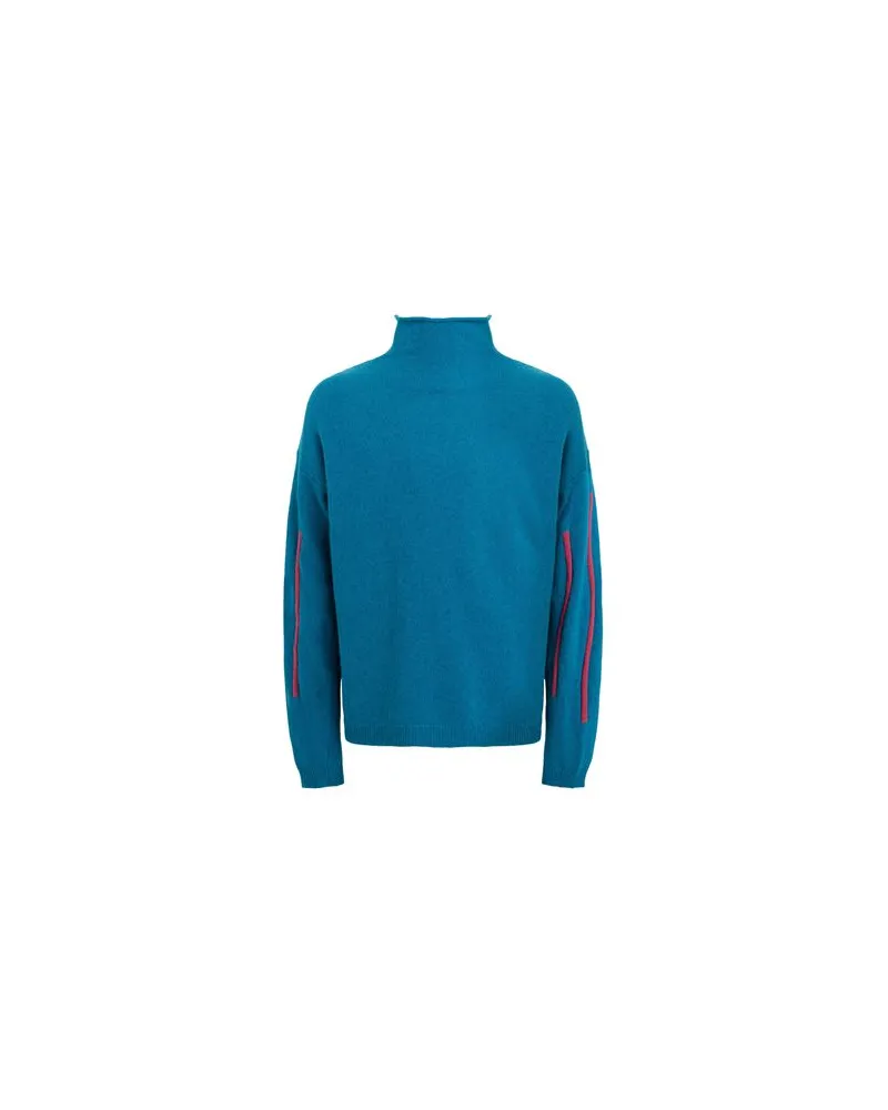 8 by Yoox RECYCLED WOOL TURTLENECK  - STRICKWAREN - Rollkragenpulloverauf YOOX.COM Aquamarin