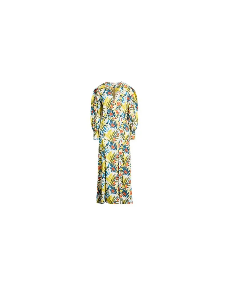 Aglini KLEIDER - Maxi-Kleiderauf YOOX.COM Weiß