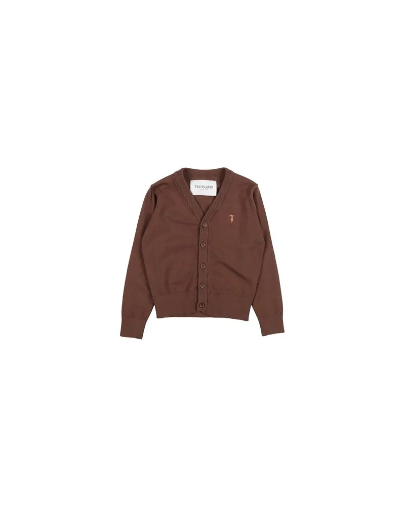 Trussardi STRICKWAREN - Strickjackenauf YOOX.COM Braun