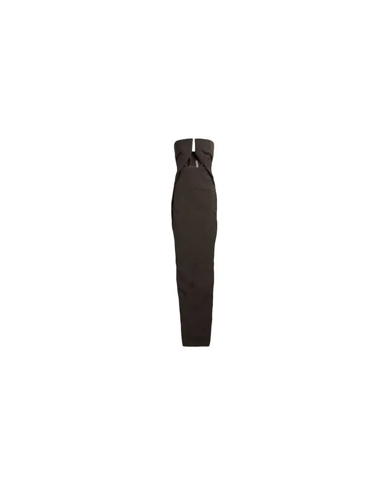 Rick Owens KLEIDER - Maxi-Kleiderauf YOOX.COM Dunkelbraun