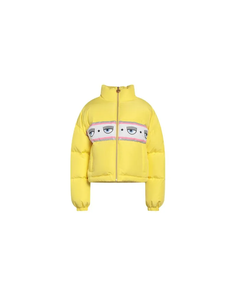 Chiara Ferragni JACKEN & MÄNTEL - Pufferjacken & Daunenjackenauf YOOX.COM Gelb