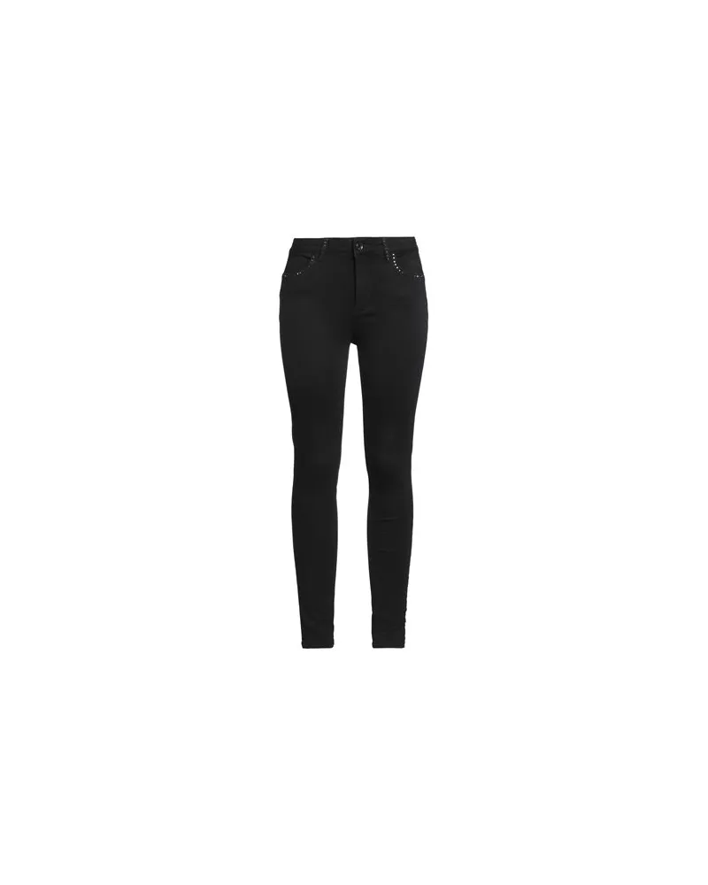 Liu Jo X ISKO - HOSEN & RÖCKE - Jeanshosenauf YOOX.COM Schwarz
